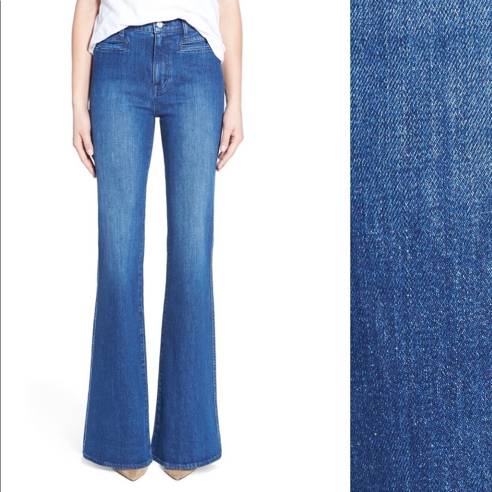 Madewell Flea Market Flare in Kara wash, size 27